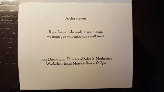 Waikoloa Marriott Card